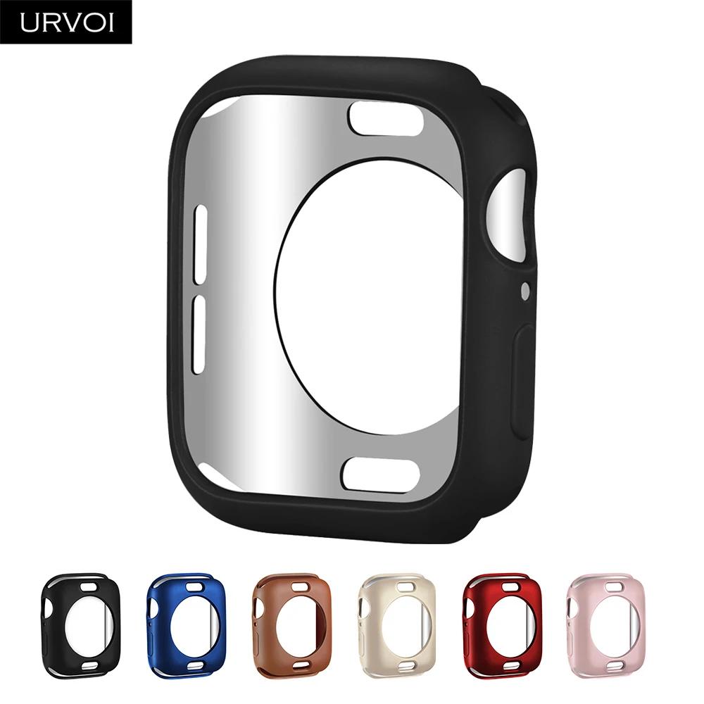 URVOI- ġ , 38mm/40mm/42mm/44mm,  ġ 6, SE, 5, 4, 3, 2  TPU ̽ Ŀ, ,  , Ʈ ÷ 